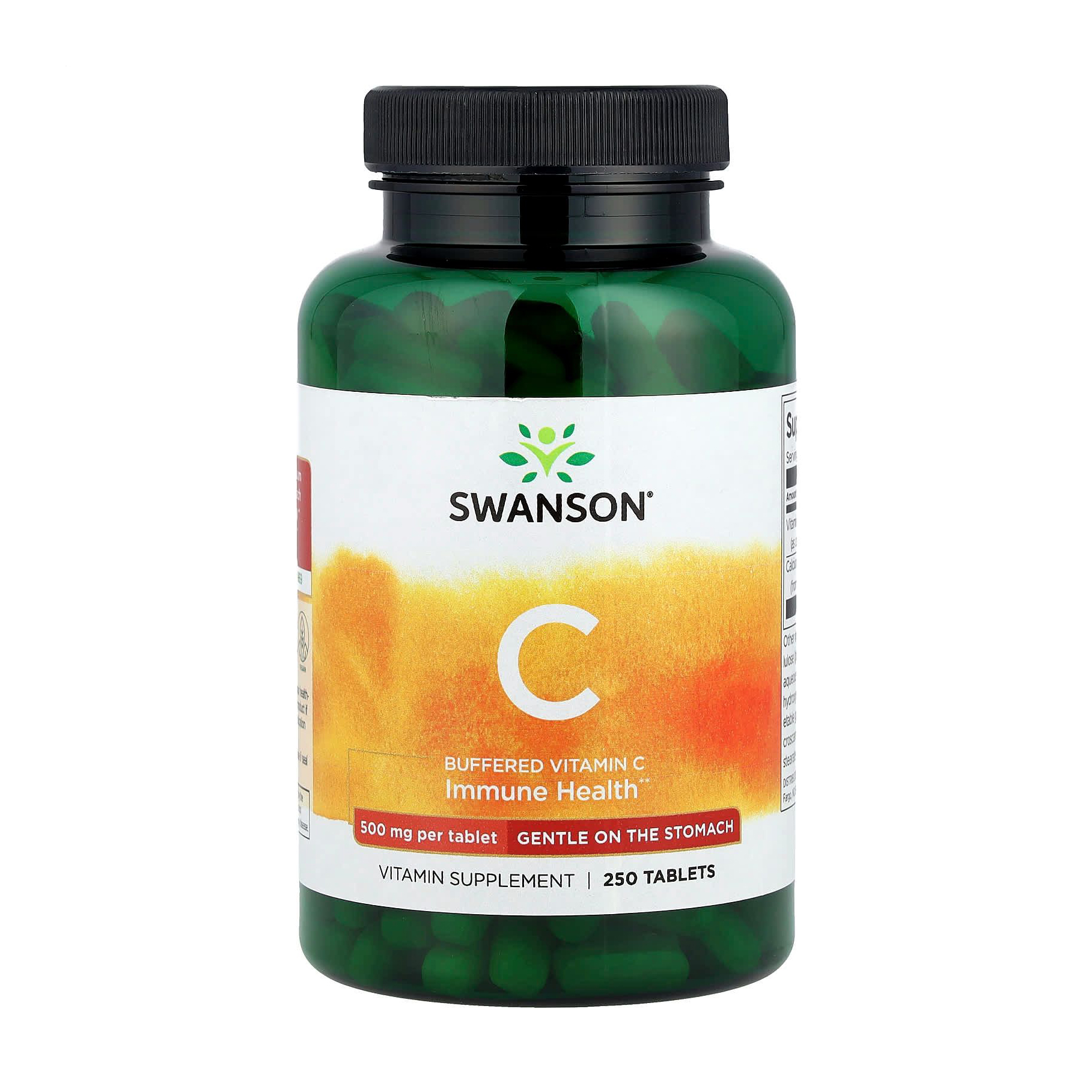 Уцінка! Буферний вітамін C Swanson Buffered Vitamin C 500 мг, 250 таблеток